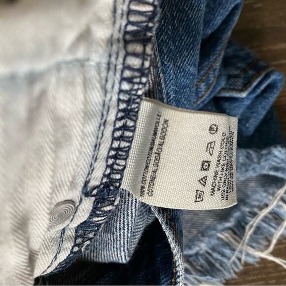 We the Free Cutoff Button Fly Denim Shorts Size 27 - Picture 4 of 7